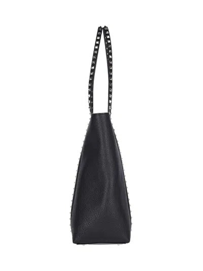 Valentino Garavani Rockstud Tote Bag In Nero