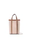 Valentino Rockstud Tote Bag In Neutrals