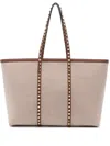 Valentino Rockstud Tote Bag In Neutrals