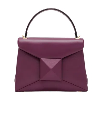 Valentino Garavani Rockstud Tote Bag In Red