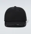 Valentino Garavani Rockstud Curved Peak Baseball Cap In Black
