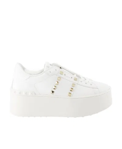 VALENTINO GARAVANI VALENTINO GARAVANI ROCKSTUD UNTITLED LACE-UP SNEAKERS