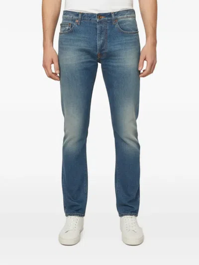 Pre-owned Valentino Rockstud Untitled Jeans In Blue
