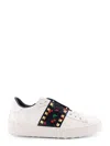 Valentino Low-top Leather Sneakers Featuring Studs Detail