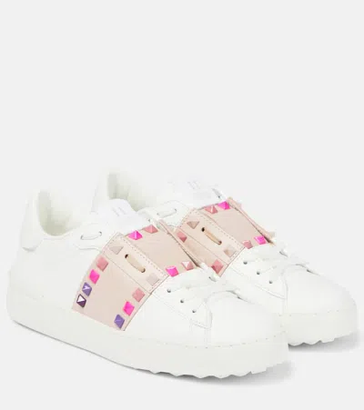 Valentino Garavani Woman Sneakers Pink Size 10.5 Leather