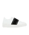 Valentino Rockstud Untitled Low-top Sneakers In Black