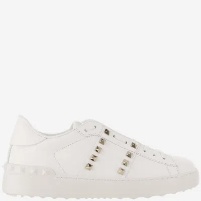 Valentino Garavani Rockstud Untitled Platform Sneaker In White