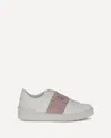 Valentino Studded Calfskin Sneakers Rubber Studs In White