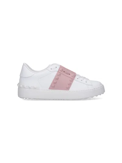 Valentino Garavani Rockstud Untitled Sneakers In White