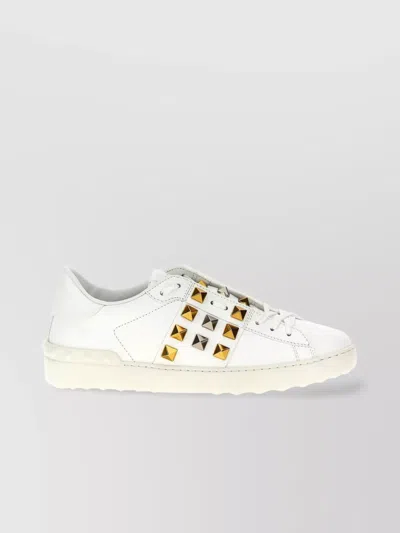 Valentino Garavani Rockstud Sneakers In White