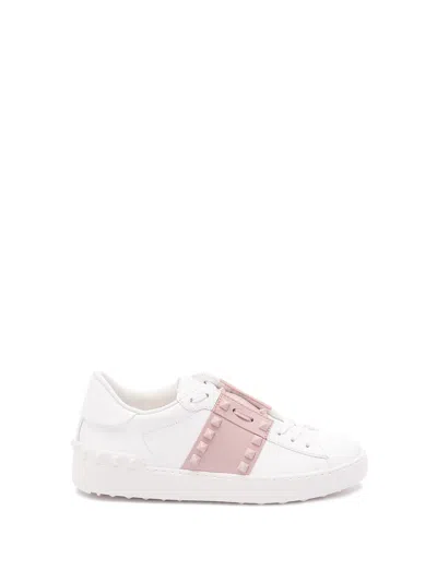 Valentino Garavani `rockstud Untitled` Sneakers In White