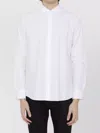 Valentino Garavani Men Shirt With Rockstud Untitled Studs In White