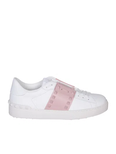 Valentino Garavani Rockstud Untitled White/pink Sneakers