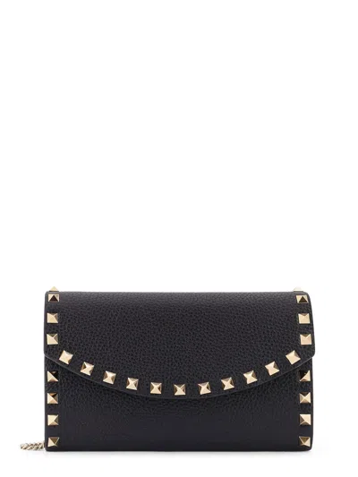 Valentino Garavani Rockstud  Leather Crossbody Bag/wallet