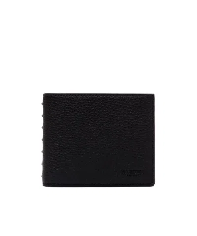 Valentino Garavani Rockstud Wallet In Black