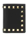 Valentino Rockstud Wallets And Card Holders Black In Black