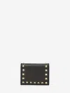 Valentino Rockstud Wallet In Black