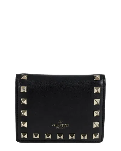 Pre-owned Valentino Garavani Valentino Rockstud Wallet (authentic Pre-loved)
