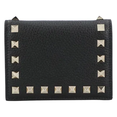 Valentino Garavani Valentino Rockstud Wallet In Black