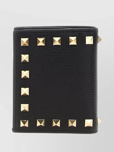 VALENTINO GARAVANI 'ROCKSTUD' WALLET GOLD-TONE STUDS