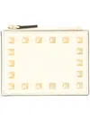 Valentino "rockstud" Wallet In Ivory