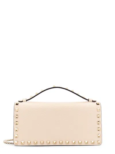Valentino Garavani Rockstud Wallet In White