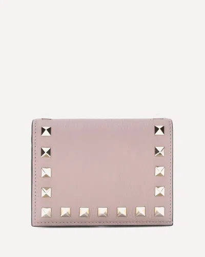Valentino Garavani Rockstud Wallet In Pink