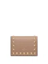 Valentino Rockstud Wallet In Pink