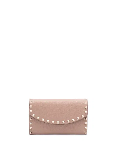Valentino Garavani `rockstud` Wallet With Strap