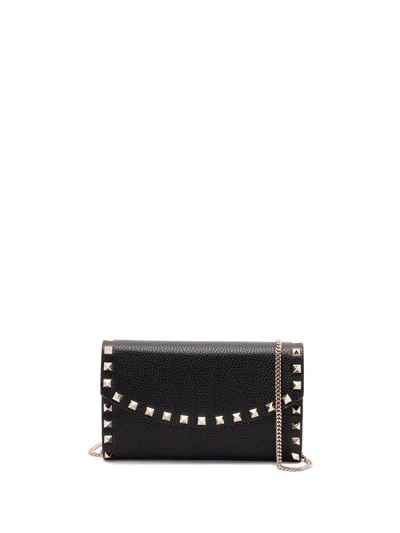 Valentino Garavani `rockstud` Wallet With Strap