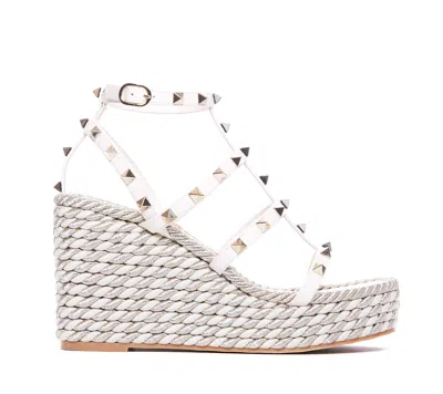 Valentino Garavani Rockstud Wedged Sandals