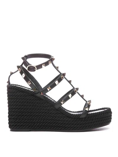 VALENTINO GARAVANI SANDALIAS - NEGRO