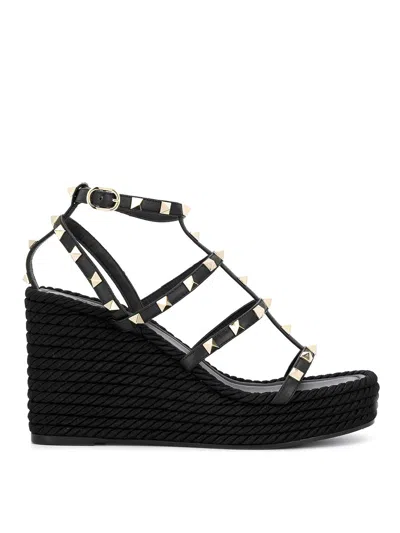 VALENTINO GARAVANI ROCKSTUD WEDGES