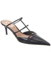 Valentino Rockstud Wispy Leather Slingback Pumps