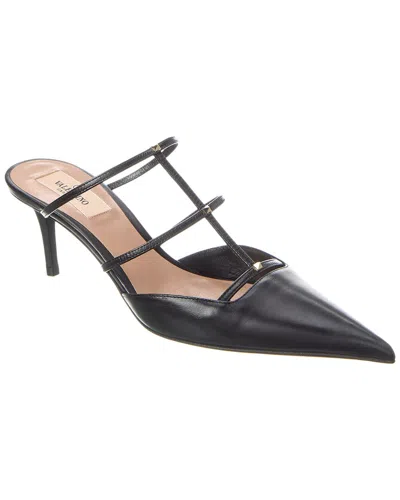 VALENTINO GARAVANI ROCKSTUD WISPY 50 LEATHER MULE