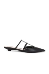 Valentino Garavani Rockstud 20 Embellished Leather Mules In Black