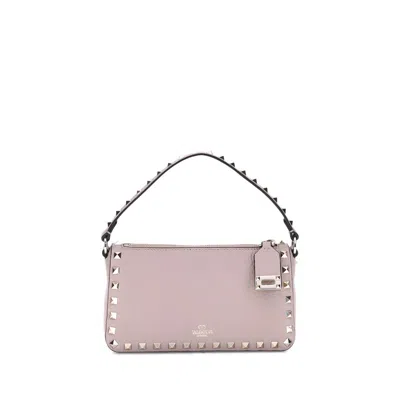VALENTINO GARAVANI ROCKSTUD ZIP-UP SHOULDER BAG