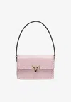Valentino Rockstud23 Shoulder Bag In Smooth Leather In Lilac