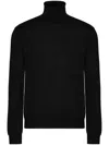 Valentino Black Vlogo Signature Turtleneck In Black