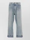 Valentino Rolled Cuffs Denim Trousers