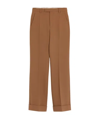 VALENTINO NYLON CUFFED GABARDINE TROUSERS