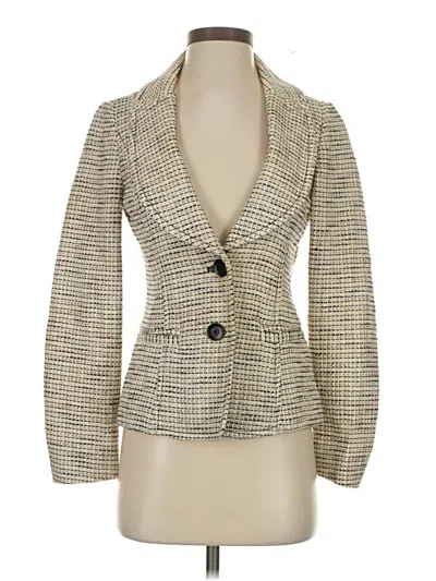 Pre-owned Valentino Roma Blazer Jacket In Tan