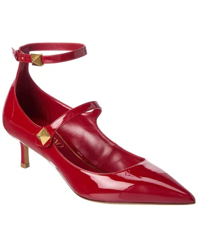 VALENTINO GARAVANI VALENTINO ROMAN STUD 50 PATENT PUMP