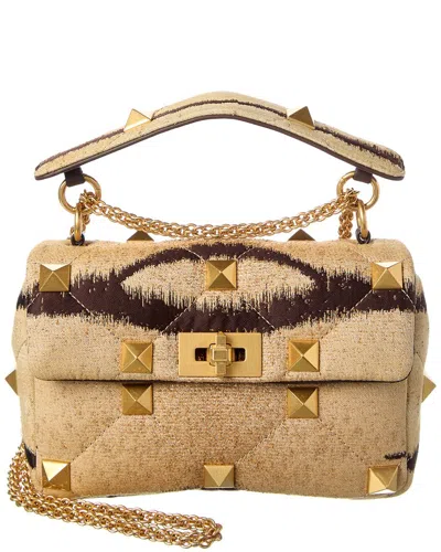 Valentino Garavani Valentino Roman Stud Canvas Shoulder Bag