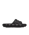 Valentino Roman Stud Turtle Slide Sandal In Black