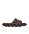Valentino Leather Sandal In Brown