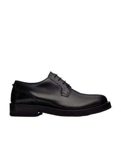 VALENTINO GARAVANI VALENTINO GARAVANI ROCKSTUD ESSENTIAL LACE-UP SHOES