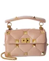 VALENTINO GARAVANI VALENTINO ROMAN STUD MEDIUM LEATHER SHOULDER BAG