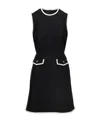 Valentino Roman Stud Sleeveless Dress In Black