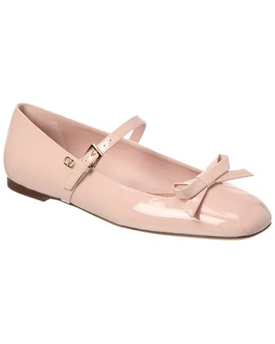 Valentino Garavani Valentino Romance Bow Patent Ballet Flat In Pink
